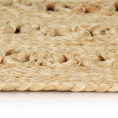 Petromila vidaXL Ručne vyrobený koberec z pletenej juty 150 cm