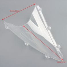 SEFIS Plexi štít číry Yamaha YZF R1 2004-2006