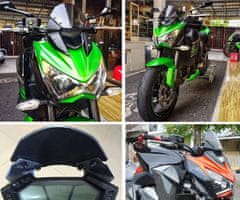 SEFIS Plexi štít dymový Kawasaki Z800