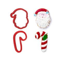 Decora Vykrajovačka vianočná Santa Claus a cukrovinka 8 cm