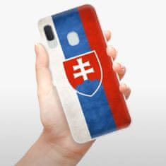 iSaprio Silikónové puzdro - Slovakia Flag pre Samsung Galaxy A20e