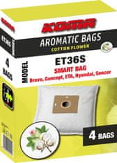 KOMA ET36S AROMATIC BAGS COTTON FLOWER - Smart Bag, 4ks