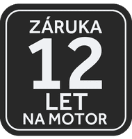 12letá záruka na motor