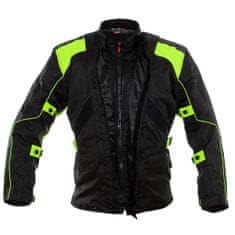 Cappa Racing Bunda moto UNISEX ROAD textilná čierna / zelená S