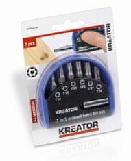 Kreator KRT064250 - Sada bitov 7 ks TORX