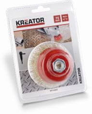 Kreator KRT150202 - Brusný měděný kefa M14 75mm