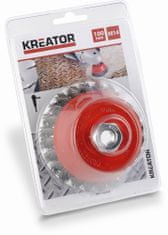 Kreator KRT150205 - Brusný copánkový kefa M14-100mm