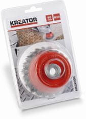 Kreator KRT150204 - Brusný copánkový kefa M14-90mm