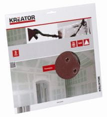 Kreator KRT232506 - 5x Trojuholníkový brúsny papier 3x285 - G100