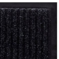 Vidaxl Čierna PVC rohožka 90 x 120 cm