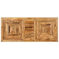 Petromila vidaXL Písací stôl 118x50x75 cm masívne mangovníkové drevo