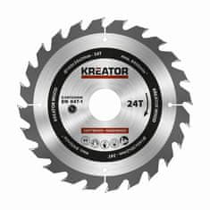 Kreator KRT020408 - Pílový kotúč na drevo 160mm, 24T