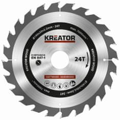 Kreator KRT020416 - Pílový kotúč na drevo 190mm, 24T