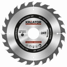 Kreator KRT020412 - Pílový kotúč na drevo 170mm, 24T