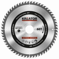 Kreator KRT020419 - Pílový kotúč na drevo 200mm, 60T