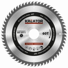 Kreator KRT020415 - Pílový kotúč na drevo 185mm, 60T