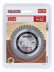 Kreator KRT020435 - Pílový kotúč na drevo 115mm, 40T