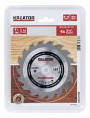 Kreator KRT020434 - Pílový kotúč na drevo 115mm, 18T