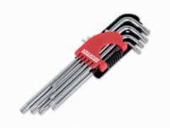 Kreator KRT408303 - Sada kľúčov HEX dlhé 9ks TORX