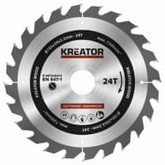 Kreator KRT020414 - Pílový kotúč na drevo 185mm, 24T