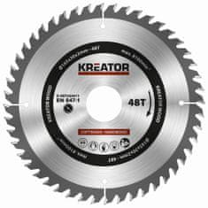 Kreator KRT020411 - Pílový kotúč na drevo 165mm, 48T