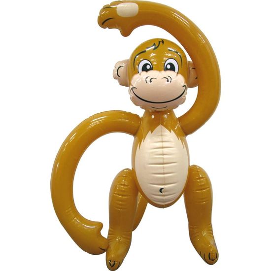 Nafukovacie veselá opice - 61 cm