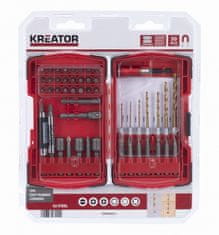 Kreator KRT064912 - Sada bitov a vrtákov 50ks