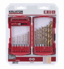 Kreator KRT064910 - Sada bitov a vrtákov 21ks