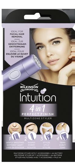 Wilkinson Sword Intuition Perfect Finish 4v1 batériový strojček vrátane 1xAA alkalickej batérie