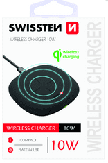 SWISSTEN WIRELESS NABÍJAČKA 10W ČIERNA (22055500)