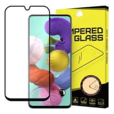 MG Full Glue ochranné sklo pre Samsung Galaxy A51, čierne