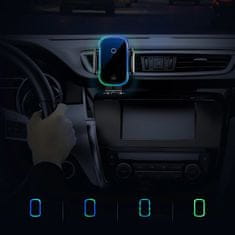 BASEUS Smart Vehicle Bracket držiak na mobil do auta, Qi bezdrôtová nabíjačka, čierna