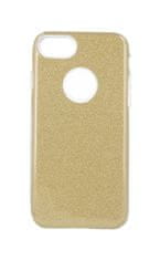 FORCELL puzdro iPhone 8 glitter zlaté 27291