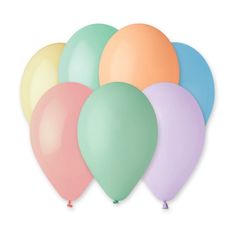 Gemar latexové balóniky balóniky - mix farieb - makrónky - 100 ks - 26 cm