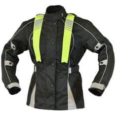 Cappa Racing Bunda moto dámska CORDURA textilná čaná / sivá L