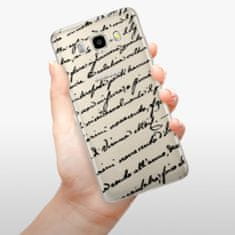 iSaprio Silikónové puzdro - Handwriting 01 - black pre Samsung Galaxy J5 (2016)