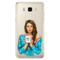 iSaprio Silikónové puzdro - Coffe Now - Brunette pre Samsung Galaxy J5 (2016)