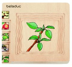 Beleduc Vrstvené puzzle JABLÍČKO