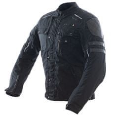 Cappa Racing Bunda moto pánska COTTON WAX textilné čierna 4XL