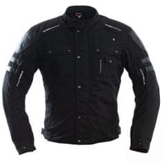 Cappa Racing Bunda moto pánska COTTON WAX textilné čierna 4XL