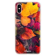 iSaprio Silikónové puzdro - Autumn Leaves 03 pre Apple iPhone XS