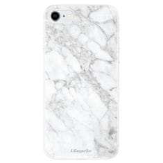 iSaprio Silikónové puzdro - SilverMarble 14 pre Apple iPhone SE 2020