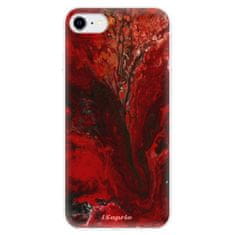 iSaprio Silikónové puzdro - RedMarble 17 pre Apple iPhone SE 2020