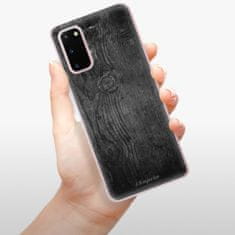iSaprio Silikónové puzdro - Black Wood 13 pre Samsung Galaxy S20