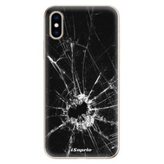 iSaprio Silikónové puzdro - Broken Glass 10 pre Apple iPhone XS