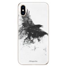 iSaprio Silikónové puzdro - Dark Bird 01 pre Apple iPhone XS