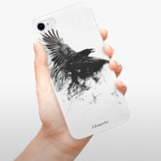 iSaprio Silikónové puzdro - Dark Bird 01 pre Apple iPhone SE 2020