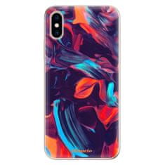 iSaprio Silikónové puzdro - Color Marble 19 pre Apple iPhone XS