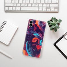 iSaprio Silikónové puzdro - Color Marble 19 pre Apple iPhone XS