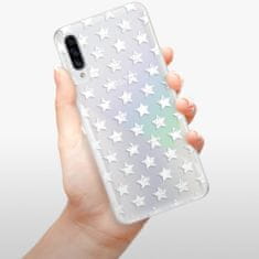 iSaprio Silikónové puzdro - Stars Pattern - white pre Samsung Galaxy A30s